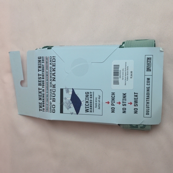 Buck Naked Ho Ho Ho Performance Pattern Boxer Briefs size 2XL - Picture 4 of 5